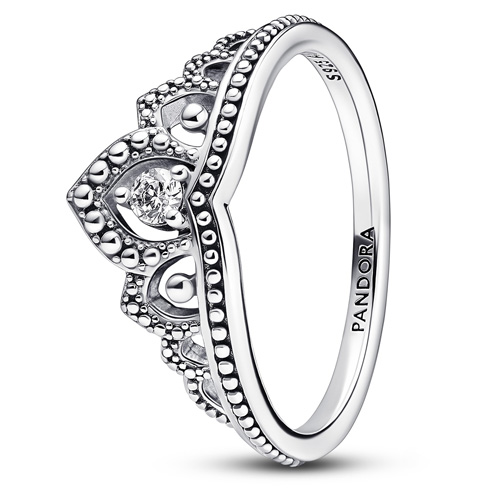 Regal Swirl Tiara Ring, Sterling silver