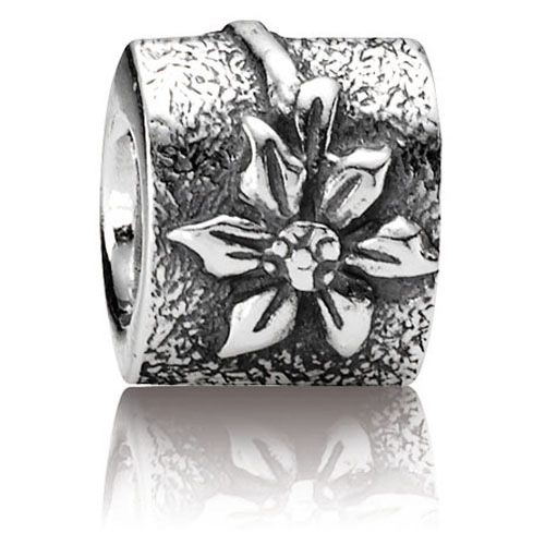 pandora poinsettia charm