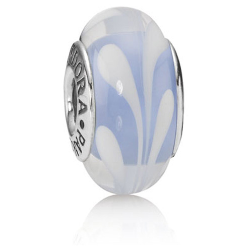 pandora light blue charm