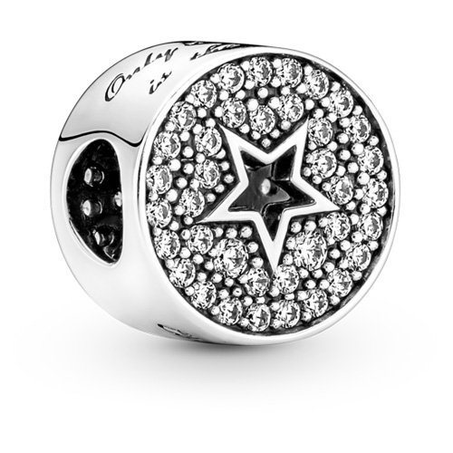 Retired Pandora Congratulations Star Charm :: Gems with Sterling Silver ...