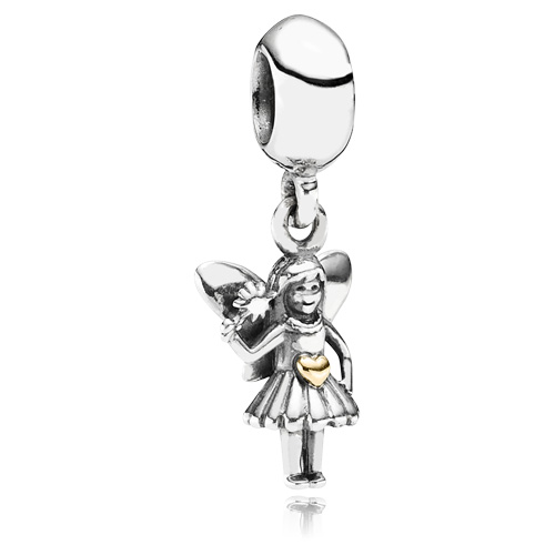 Retired Pandora Dazzling Daisy Fairy Charm :: Gems with Sterling Silver  791841EN68 :: Authorized Online Retailer