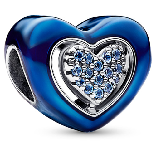 Light Blue Heart Gems