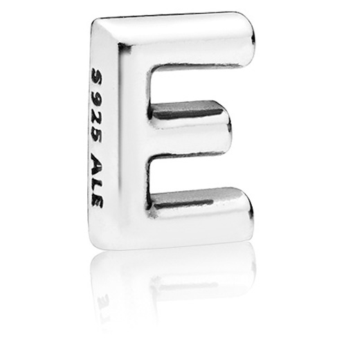 Pandora Letter E Sterling Silver Charm