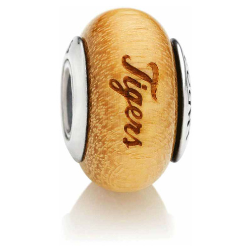 Detroit Tigers Engraved Wood Charm