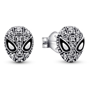 NEW 100% PANDORA 925 Ale Marvel Spider-Man Mask Clasp Bangle Bracelet  592324C01