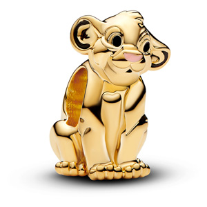 Gold Disney The Lion King Simba Charm
