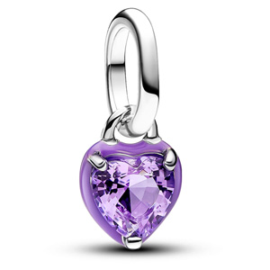 Pandora ME Purple Chakra Heart Mini Dangle